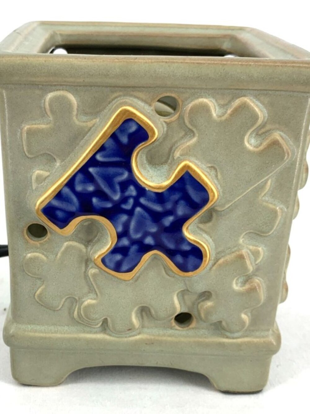 Scentsy Piece By Piece Full Size Puzzle Piece Wax Tart Warmer Autism Speaks 2018